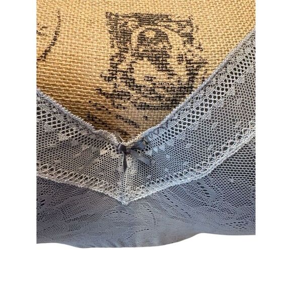 Cacique Women's Lace T-Shirt Bra 40F Gray Lightly Lined Underwire - Picture 3 of 13